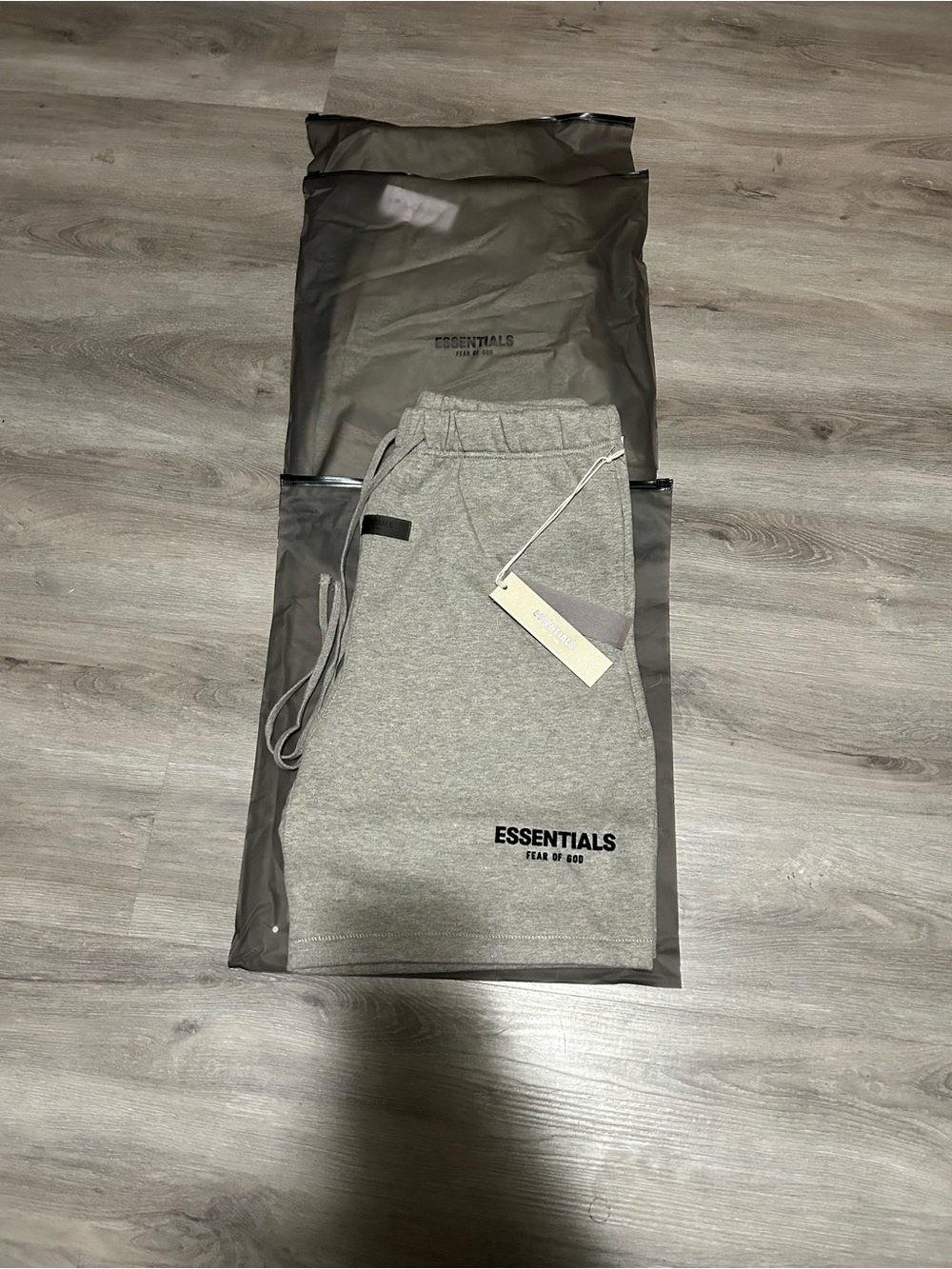 Essentials Men’s Light Gray Jogger Sweatpants